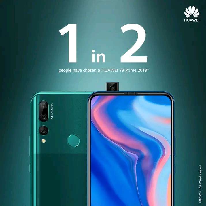 Huawei Y9prime Pop Up Camera Boxed Original Available