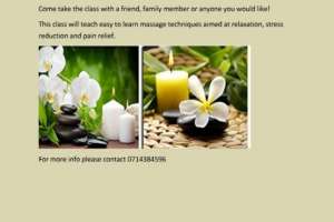 Couples Massage Class And Massage Treatments