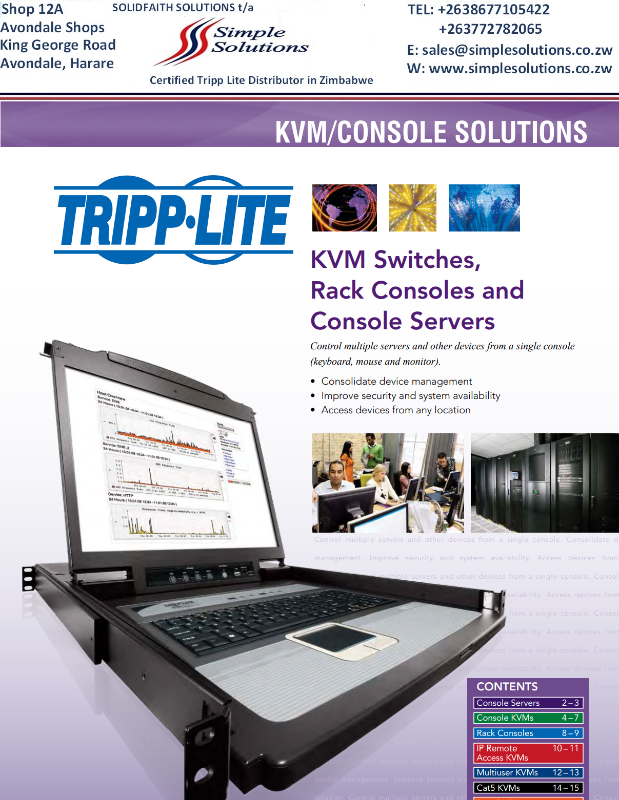 Tripp Lite Kvm Console