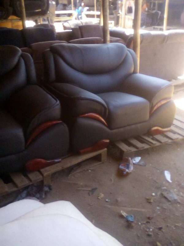 Executive Leather Sofa