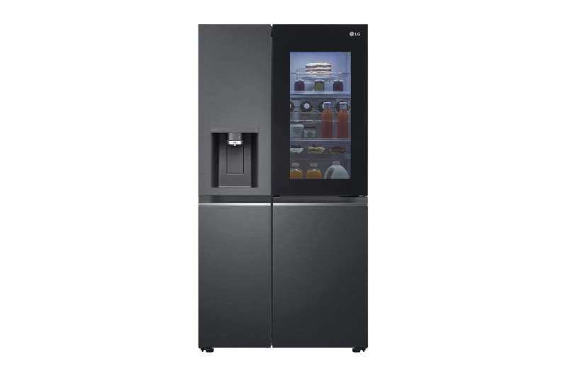 Lg Gcx257cqfs Instaview Thinq Side By Side Refrigerator Uvnano Linearcooling Thinq