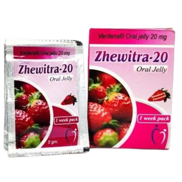 Zhewitra 20 Mg Vardenafil Oral Jelly