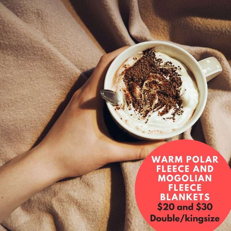 Fleece  Blankets Double/king Size