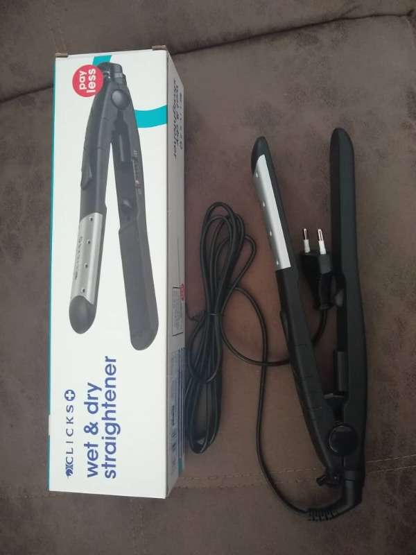 Clicks Wet And Dry Hair Straightener