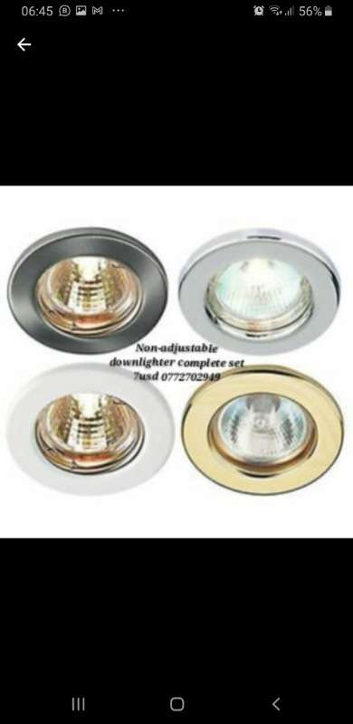 Downlight Fittings And Gu10 Bulbs