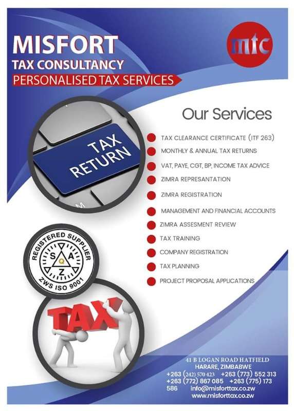 Tax Services, Tax Clearance, Company Registration