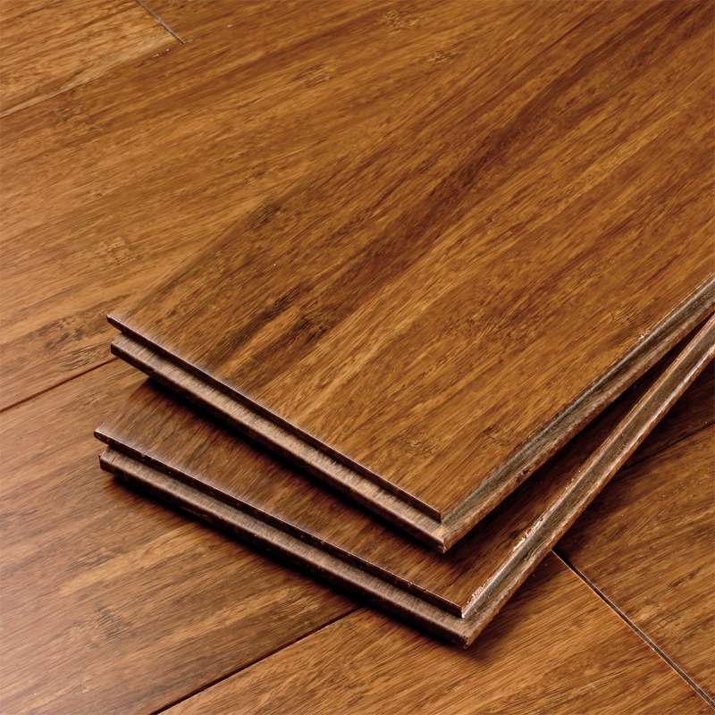 Carbonized Solid Strand Woven Bamboo Flooring 96mm