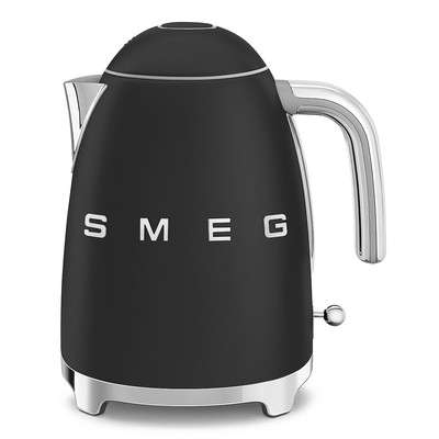 Smeg Kettle Matt Black Klf03blmeu | Retro Electric Kettle