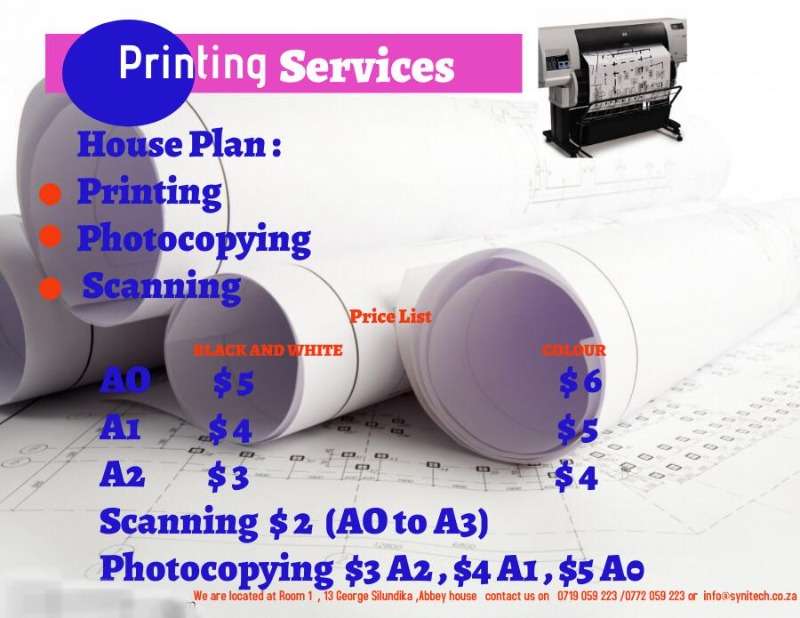 Plan Printing , Copying And Scanning