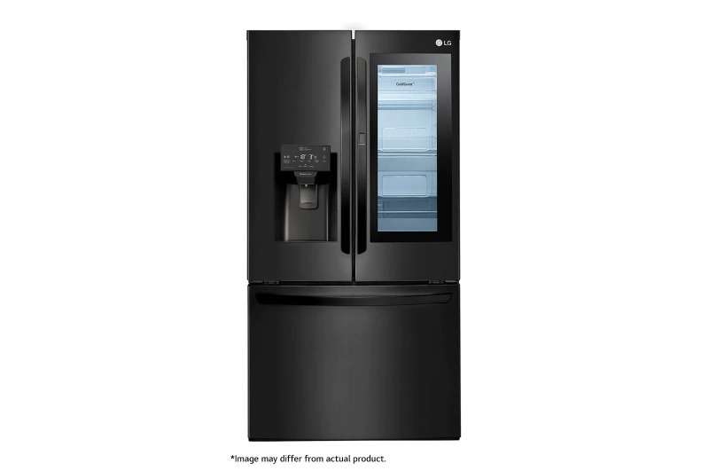 Lg 624l Matte Black French Door Instaview With Door-in-door And Inverter Linear Compressor  Gc-x268nqsm