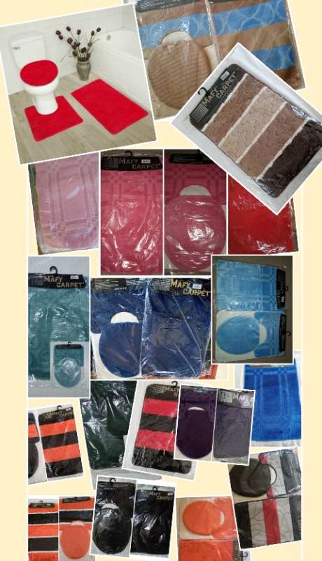 3 Piece Bathroom Mats