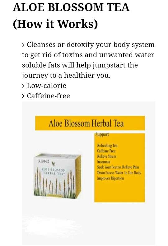 Aloe Herbal Tea