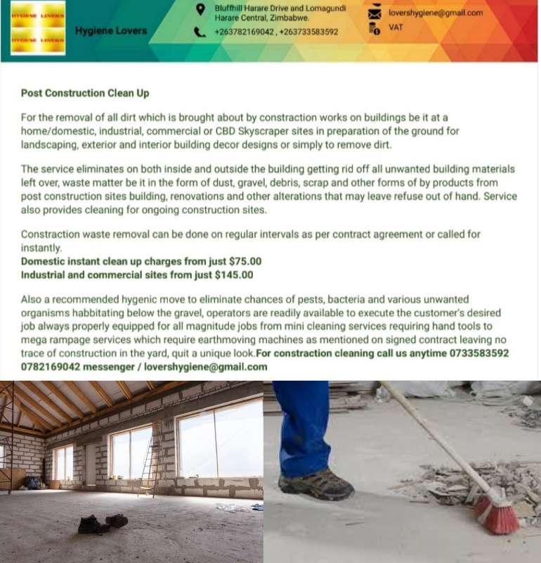 Bulk Water Supplies And Hygiene Mantaince Service