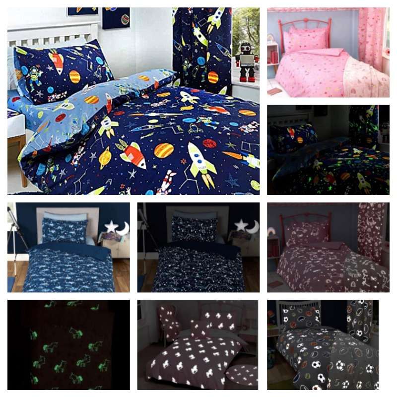 Glow In The Dark Kids Comforters For Single Beds