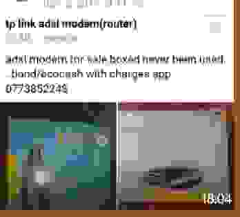 tp link...adsl wifi router with built in modem..300mbps(boxed and sealed)