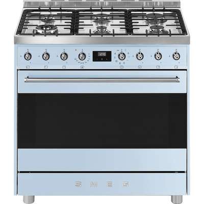 Smeg Pastel Blue Stove C9maazssa9 Cooker