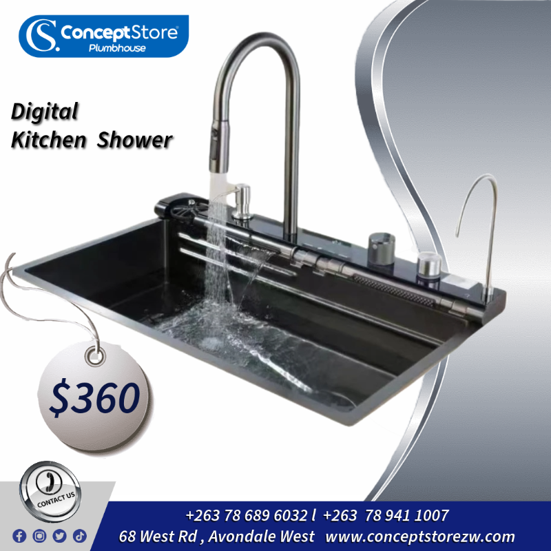 Digital Kitchen Shower Set