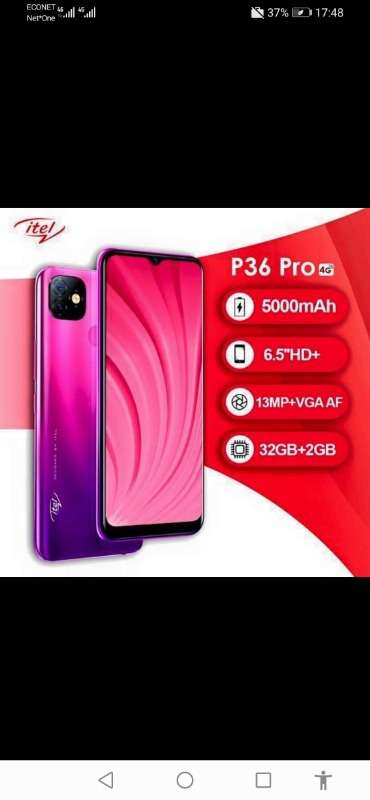 Itel P36pro Lte
