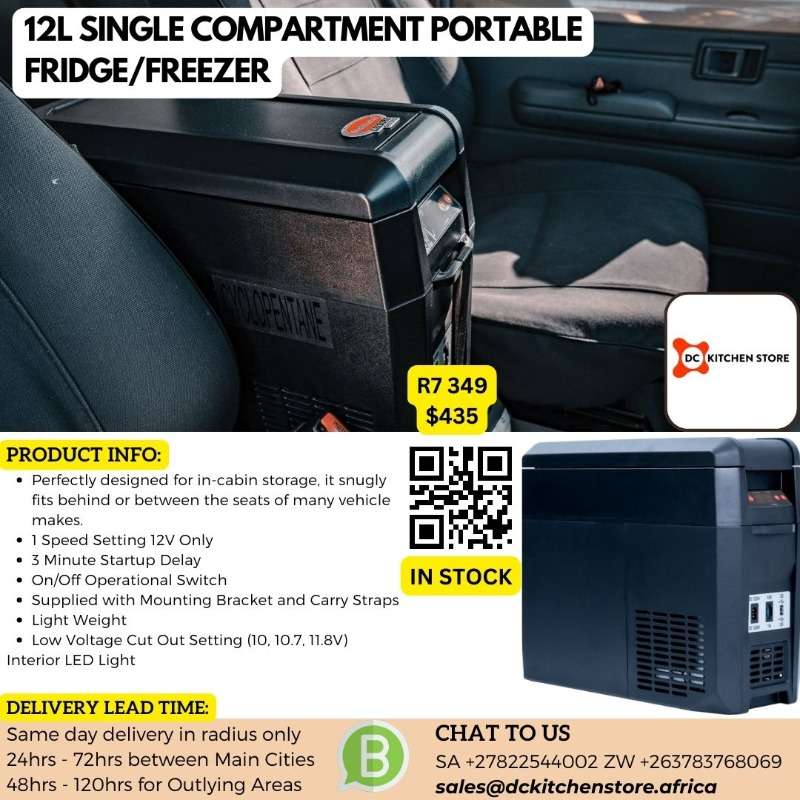 12l Single Compartment Portable Fridge/freezer