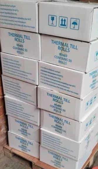Thermal Till Rolls Box Of 50