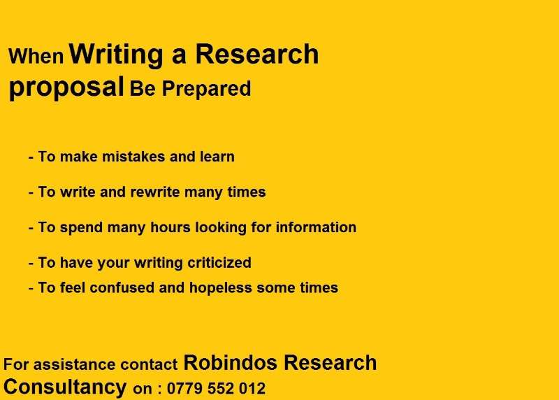 Research Proposal Writing Assistance