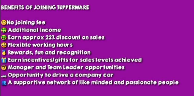 Tupperware Recruitment