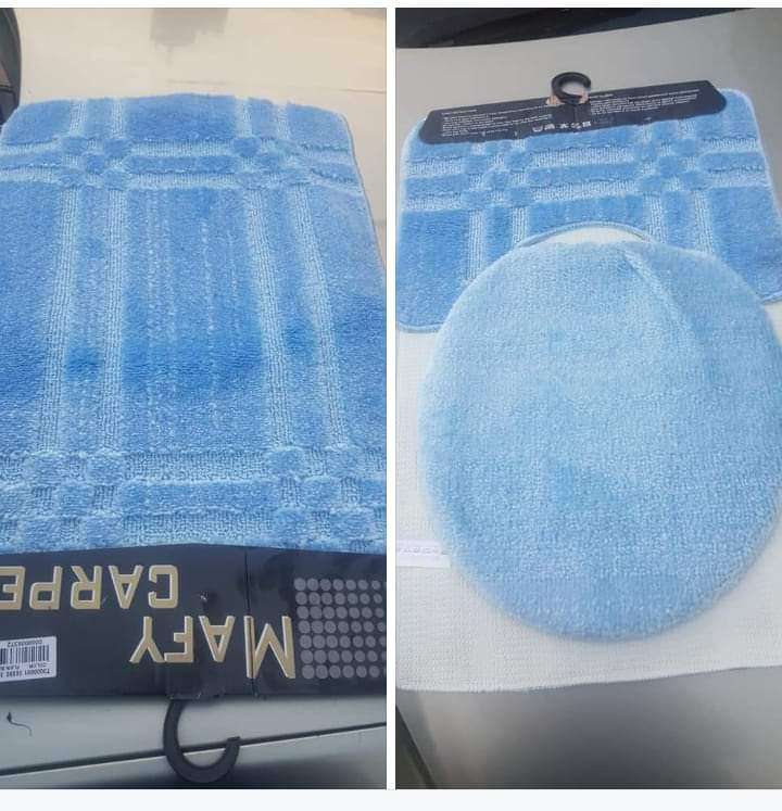 3 Piece Bathroom Mats