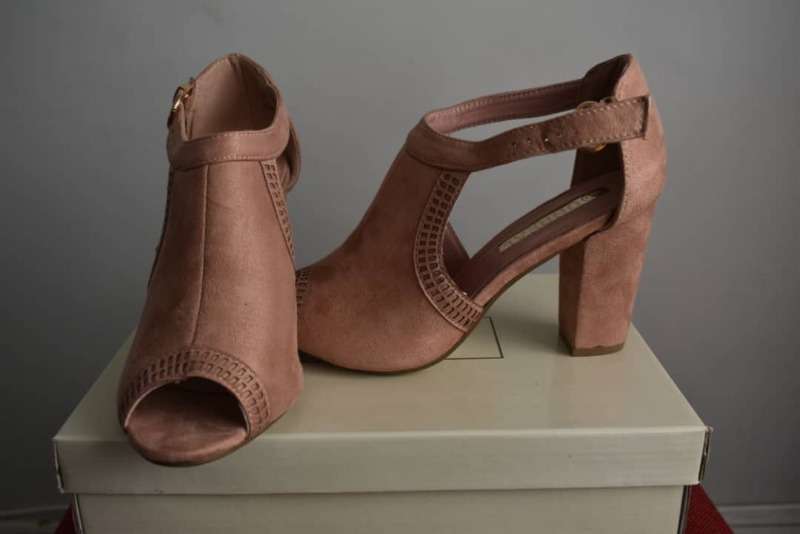 Nude Block Shoe