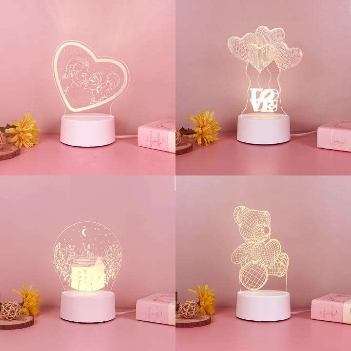 3d Moon Lamps And 3d Illusion Lamps