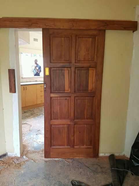 teak doors