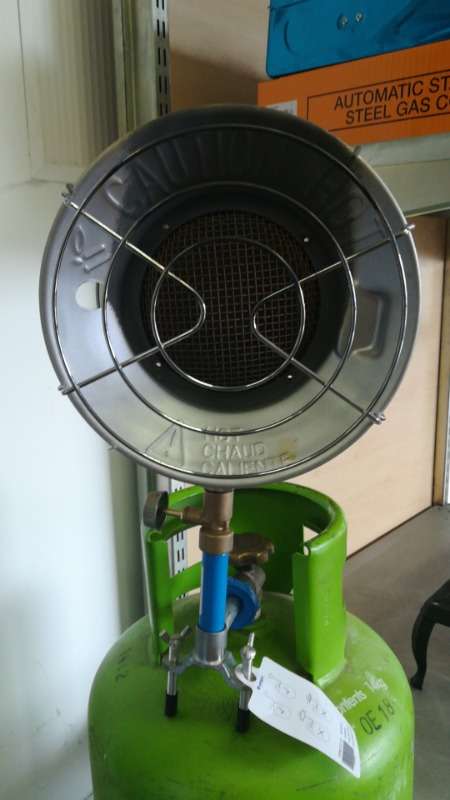 Top Tank Gas Heaters. Can Be Used On A 3kg, 5kg Or 6kg Gas Cylinders.