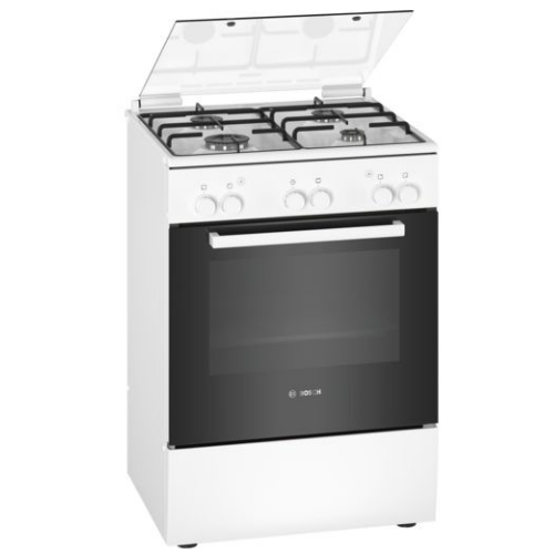 Bosch Hga120b20z Serie 2 60cm Freestanding Gas / Gas  Cooker White