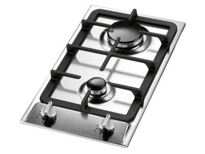 2 Plate Stainless Steel Gas Hobs - Cast Iron Stand