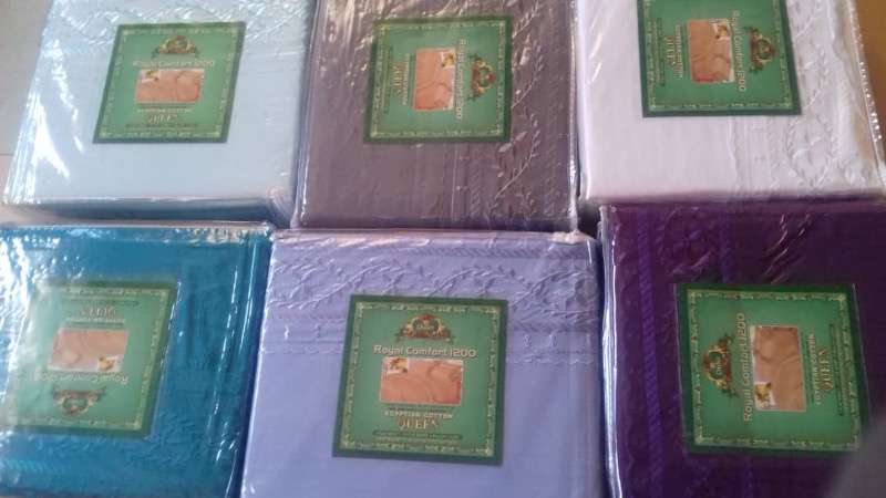 $25 Egyptian Cotton Queen Size Sheets Readily Available In White And Light Blue.1ply Mink Blankets For Only $35 Queen Size & $45 King Size