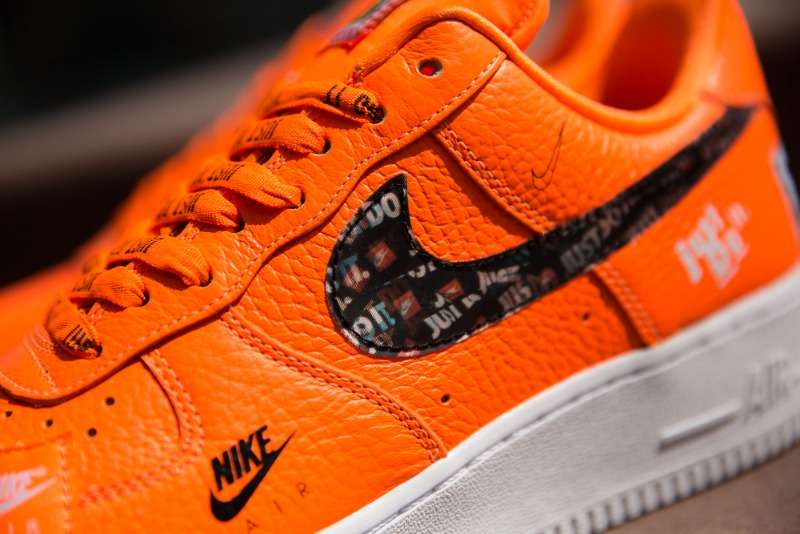 Nike Air Force One Sneakers. Orange. Size UK7 And Size UK9