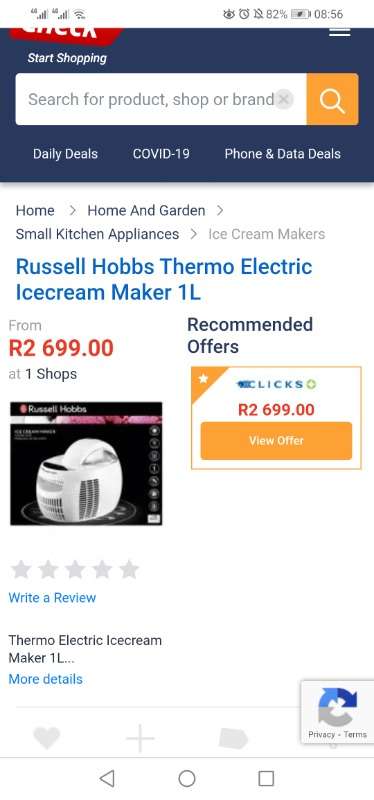 Russell Hobbs Icecream Maker
