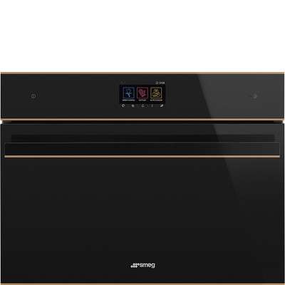 Smeg Microwave Sf4604wvcpnr Oven | Dolce Stil Novo | 45 Cm | Combi Steam