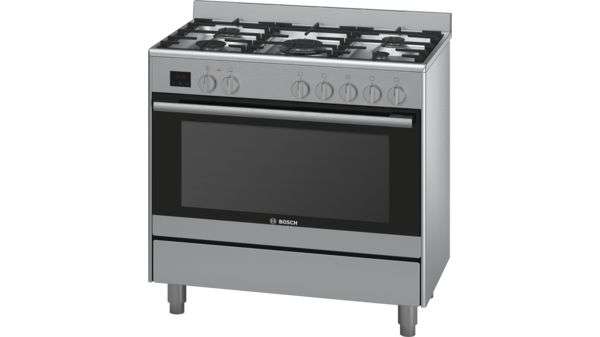 Bosch Hsb737357z Serie 6  90cm Freestanding Gas / Electric Cooker Double Fan