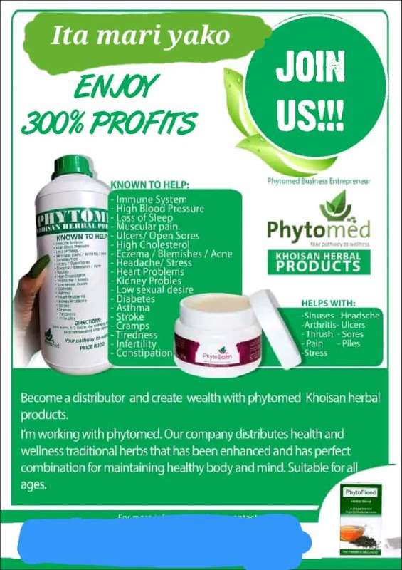 Phytomed Distributors Wanted