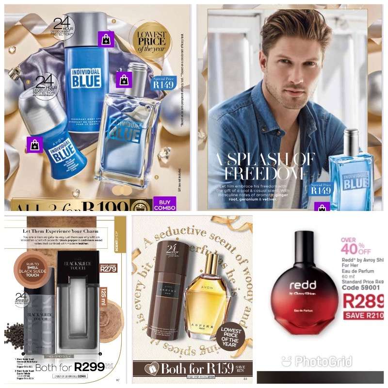 Avon And Justine Products, Tupperware Readily Available