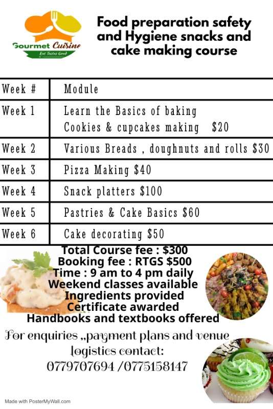 Cakes And Snacks Making Course