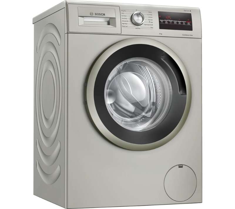 Bosch Wan2821xza Serie 4  Washing Machine Silver Inox