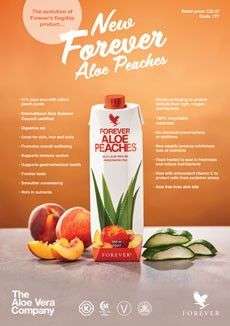 Delight Your Taste Buds With The Amazing Health Benefits Of The Forever Aloe Bits N’ Peaches!!