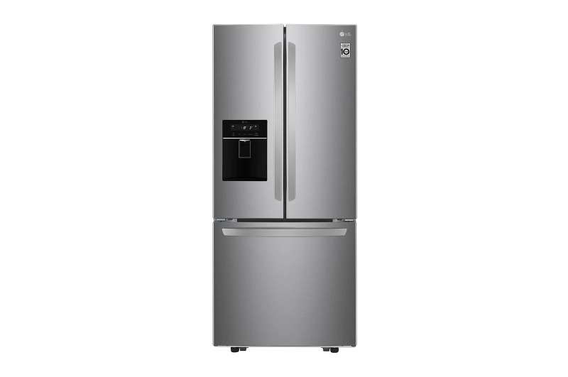Lg 533l Platinum Silver French Door Refrigerator  Gm-f223dlxq