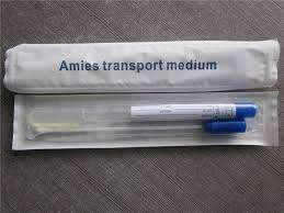 Transport swabs with Amies and Charcoal