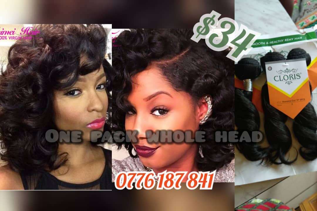 100% human hair weaves