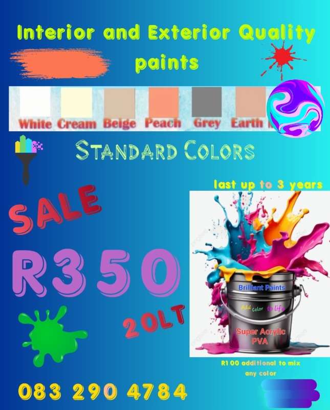 Good Quality Paint For Sale