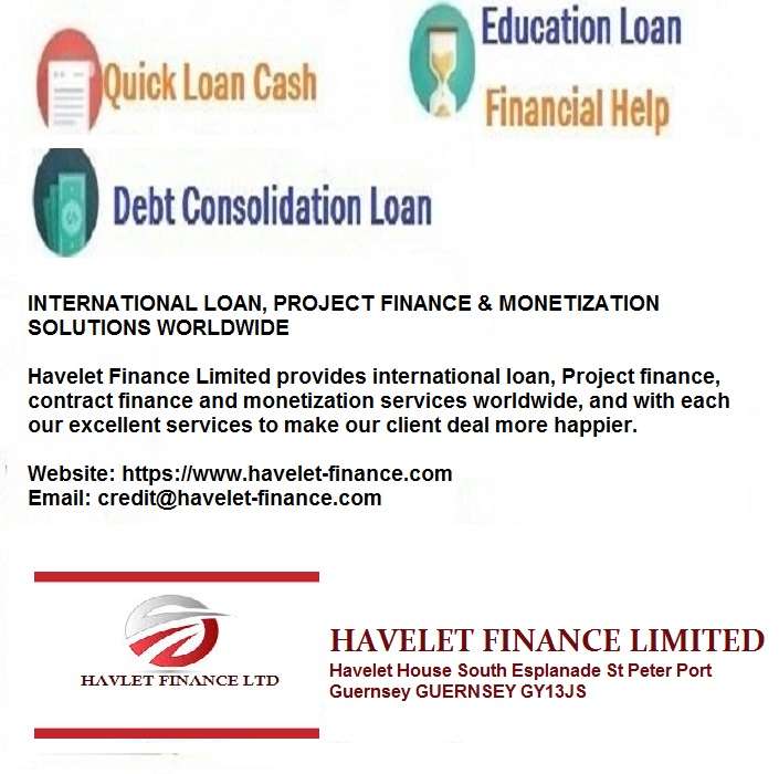  International Loan, Project Finance & Monetization Solutions Worldwide