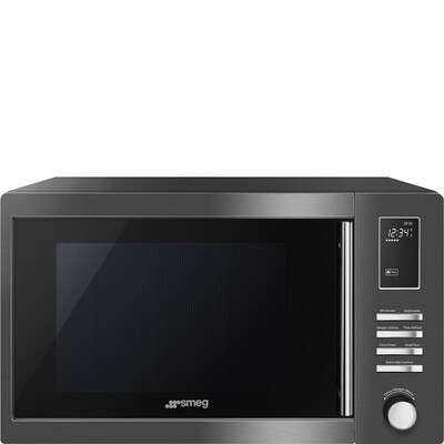 Smeg Moe25b (dark Inox) 60 Cm Microwave Oven
