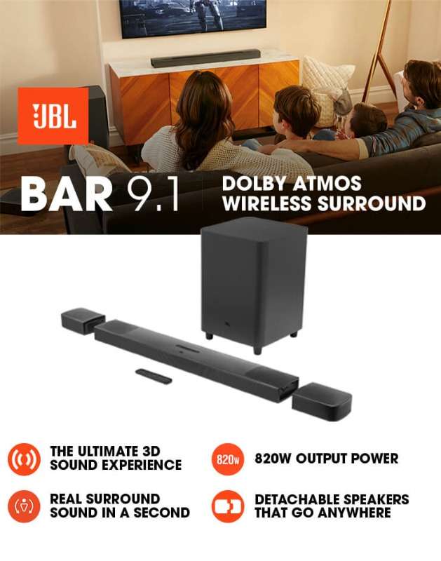 Jbl Bar 9.1 True Wireless Surround With Dolby Atmos